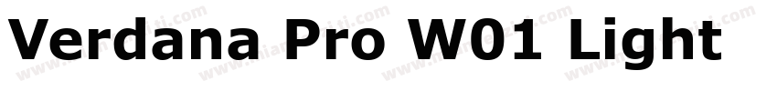 Verdana Pro W01 Light 语言英文字体转换